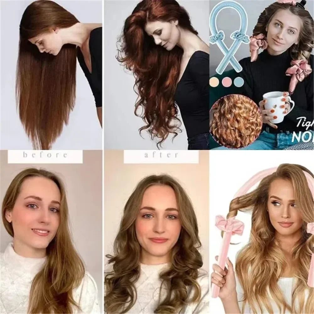 Zolas Heatless Curling Set — Soft Curls While You Sleep